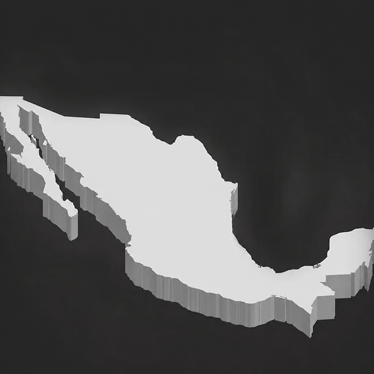 Mapa de la República Mexicana con ubicación IUS