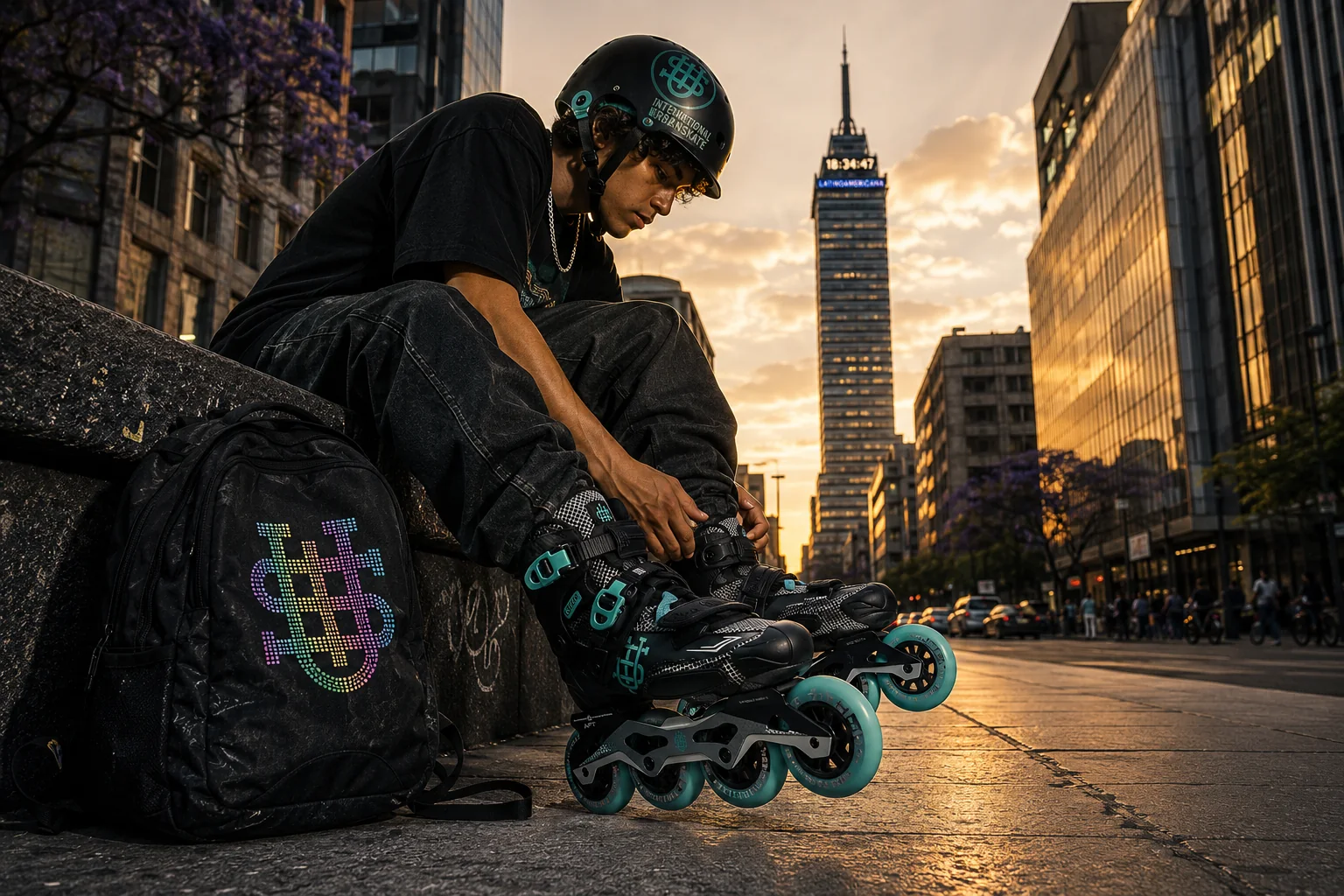Patinador IUS en Ciudad de México